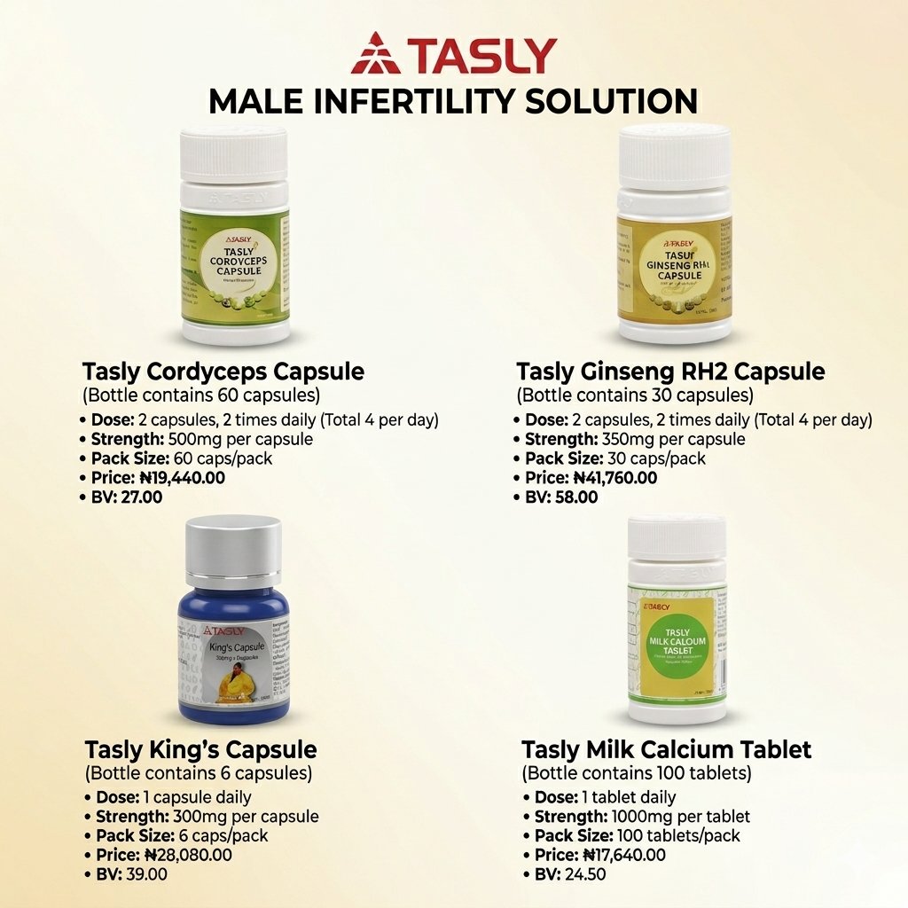 TASLY Male Infertility Solution products